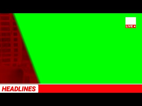 HEADLINES Green Screen | News Template Green Screen | Femo Footage